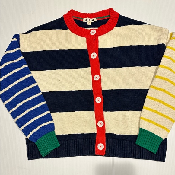 BODEN Hotch Potch Cotton Cardigan - Picture 2 of 6